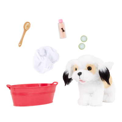 Our Generation Spa Day Pet Set with Shih Tzu Plush