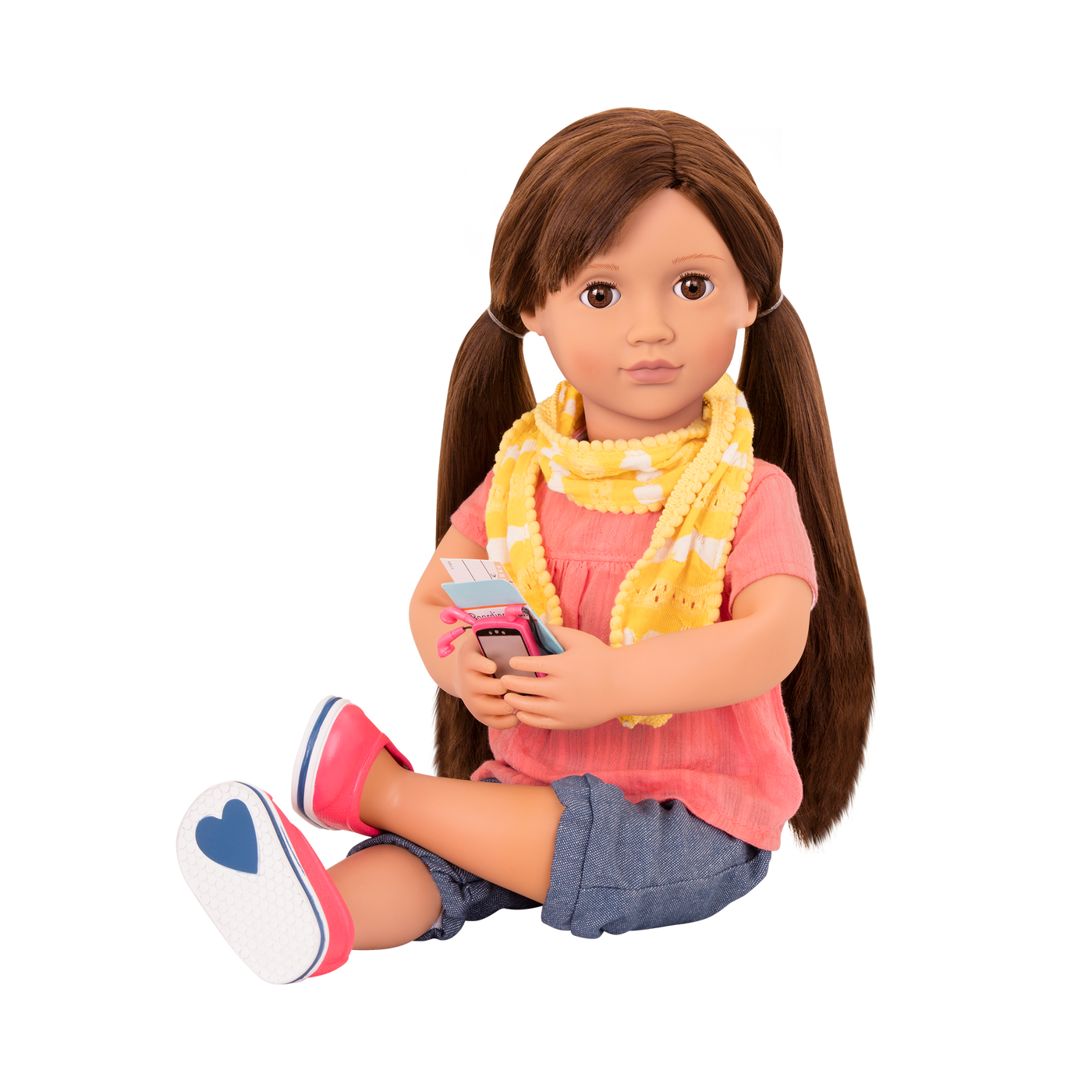 Posable 18-inch Travel Doll & Storybook