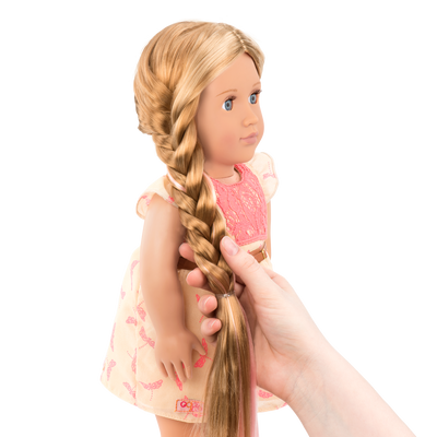 18-inch Hair Play Doll with Extendable Braids