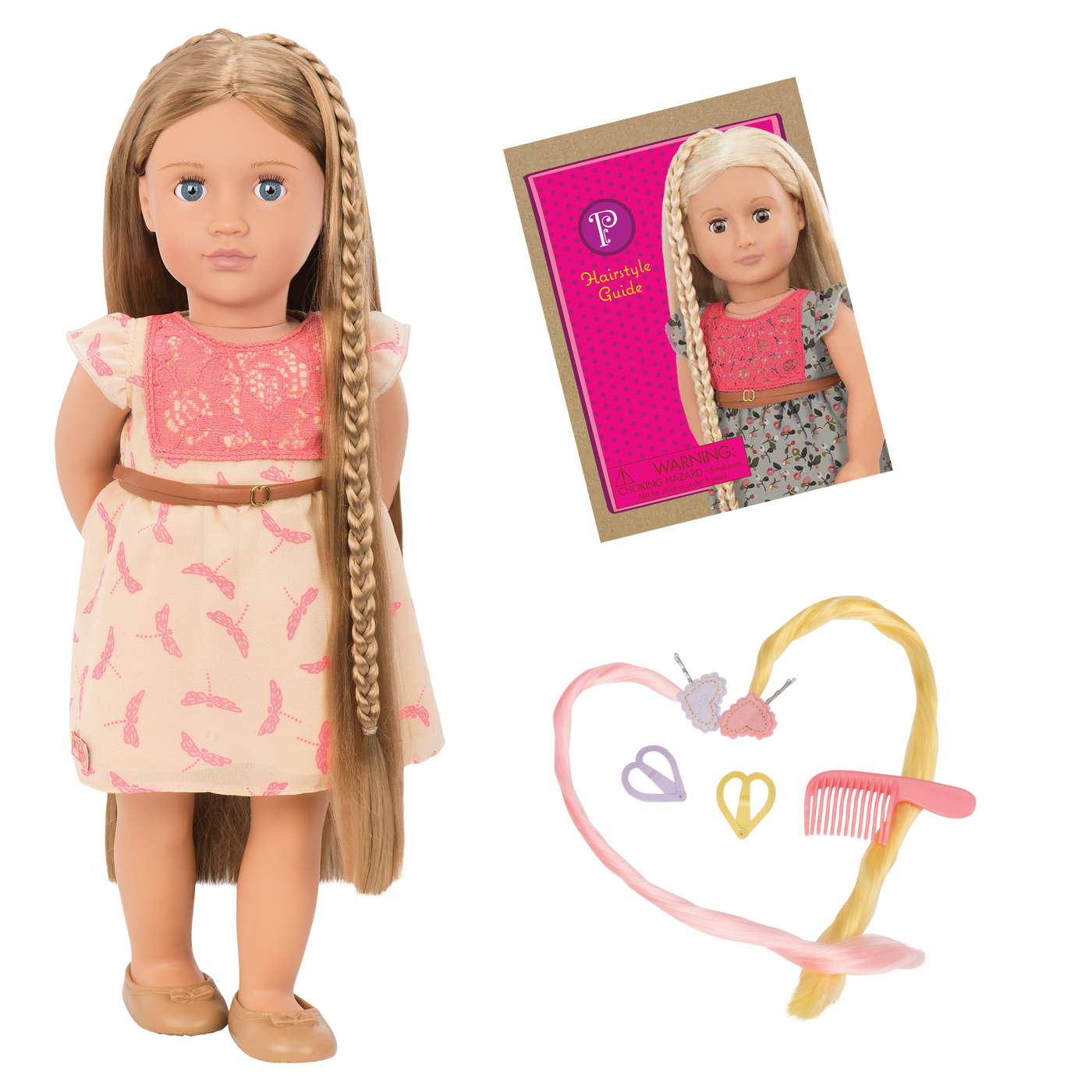 18-inch Hair Play Doll with Extendable Braids