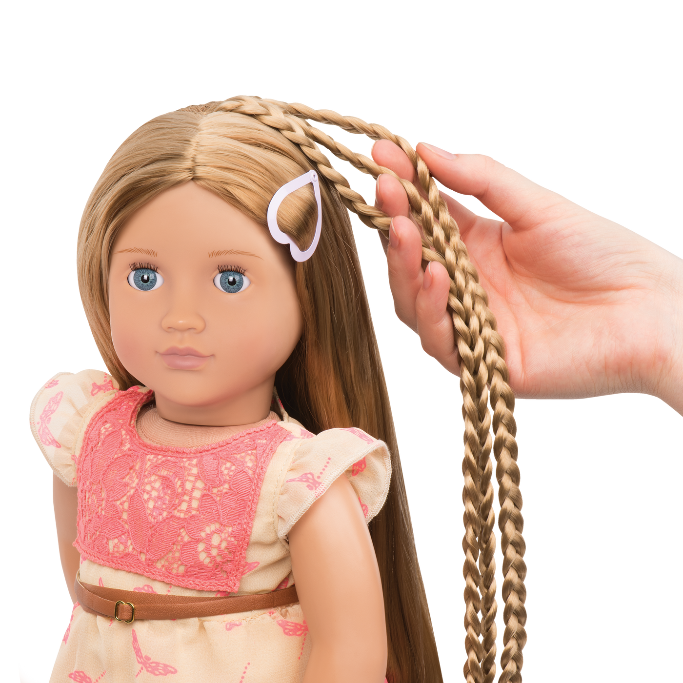 18-inch Hair Play Doll with Extendable Braids