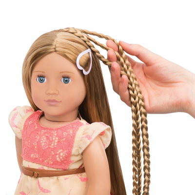 18-inch Hair Play Doll with Extendable Braids