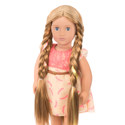 18-inch Hair Play Doll with Extendable Braids