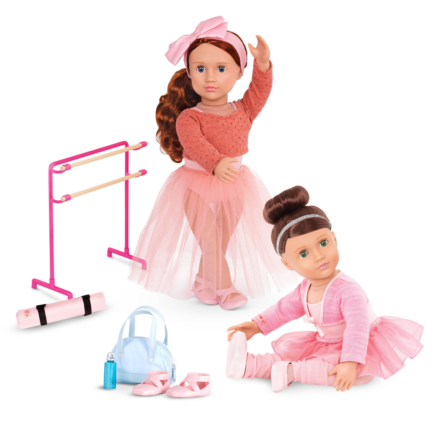 Set de accesorios de ballet para muñecas de 46 cm