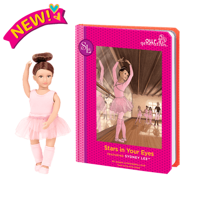 6-inch Ballerina Mini Doll with Storybook