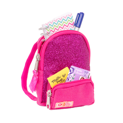 School Bag Accessory Set for 18-inch Dolls