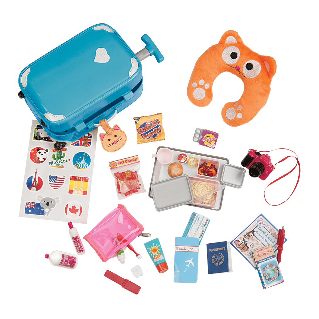 Travel Accessory Playset for 18-inch Dolls