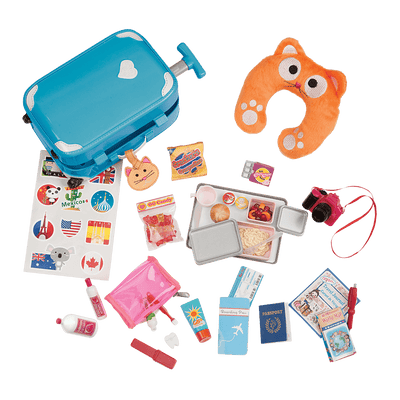 Travel Accessory Playset for 18-inch Dolls