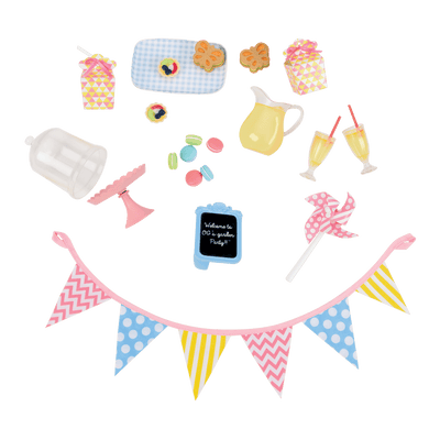 Garden Party Accessory Set for 18-inch Dolls