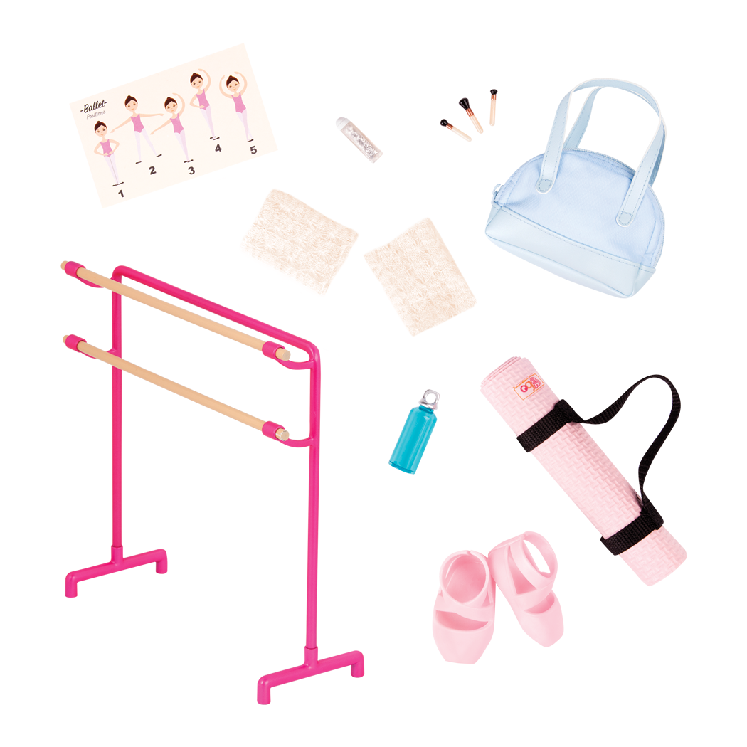 Set de accesorios de ballet para muñecas de 46 cm