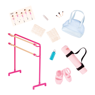 Set de accesorios de ballet para muñecas de 46 cm