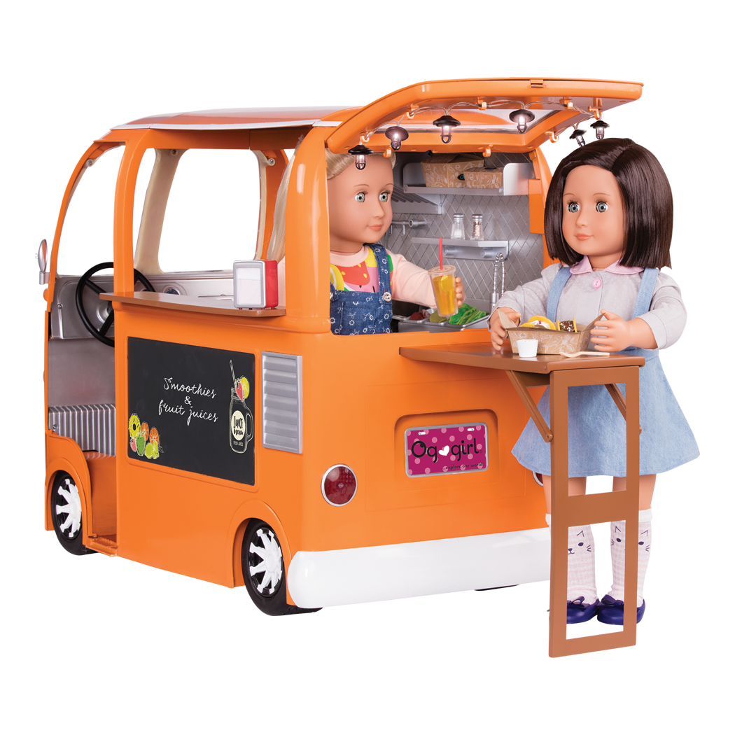 Set de juego de vehículo con componentes electrónicos para muñecas de 46 cm