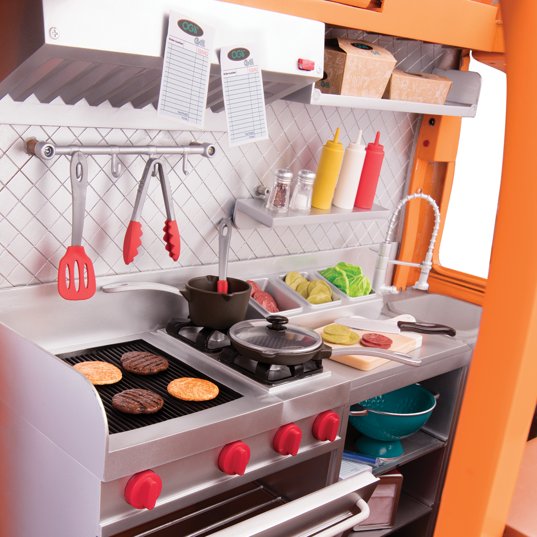 Set de juego de vehículo con componentes electrónicos para muñecas de 46 cm