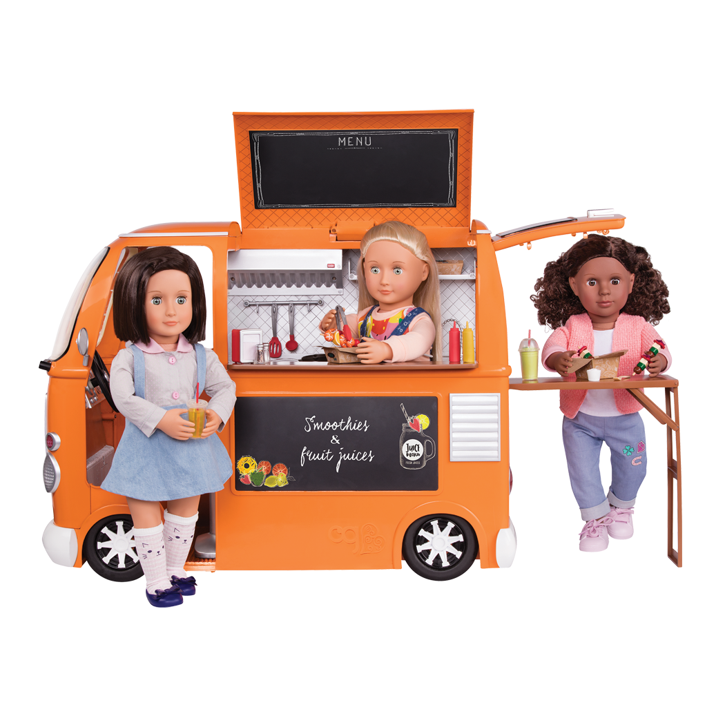 Set de juego de vehículo con componentes electrónicos para muñecas de 46 cm