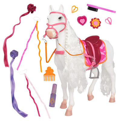 20-inch Hair Play Horse for 18-inch Dolls