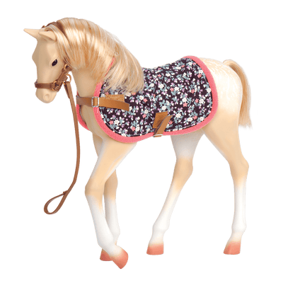 Caballo “Palomino Horse” de 31 cm para muñecas de 46 cm