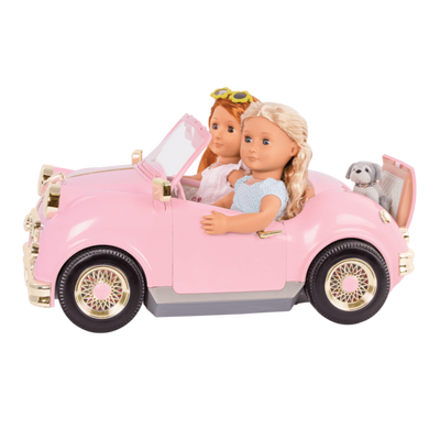 Convertible Car Vehicle for 18-inch Dolls